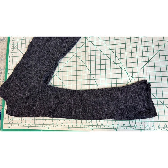 Eye Candy Vintage Fuzzy Metallic Shimmer Boat Neck Bell Gray Size L Sweater Goth - Picture 8 of 8